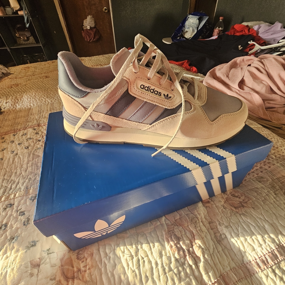 adidas Blue And Light Blue Retro Runner Sneaker